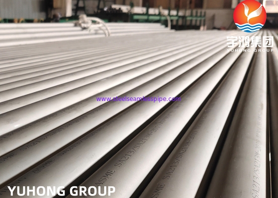 لوله مبدل حرارتی ASME SA213 TP304 / 1.4301 لوله فولادی ضد زنگ HT & ET