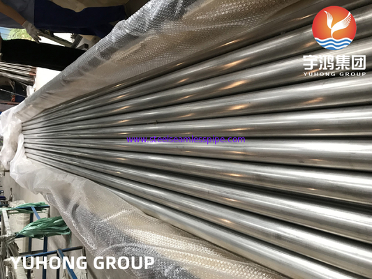 ASTM A249 TP321 لوله تبادل حرارتی فولاد آستنیتی جوش داده شده DNV NK PED تایید شده