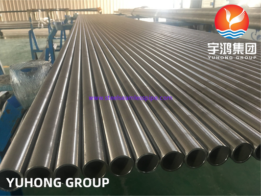 ASTM B163 INCONEL 825 / UNS N08825 ALLOY لوله بدون درز نیکل HT/UT در دسترس است