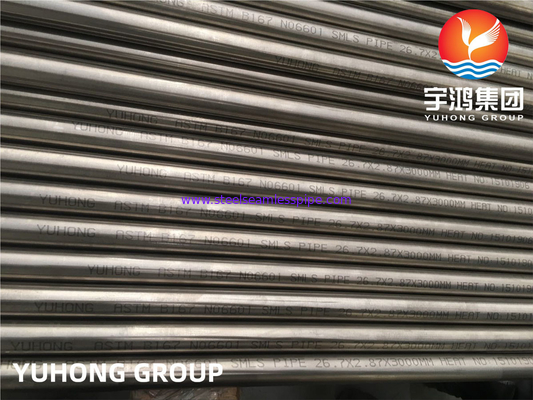 ASTM B167، ASME SB167 Inconel 601 UNS N06601 لوله بدون درز از فلز آلیاژ نیکل