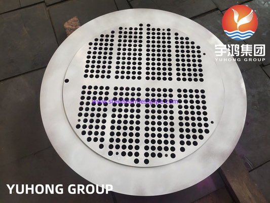 ASTM A182 F304 F316L صفحه لوله برای مبادله گرما PT در دسترس است