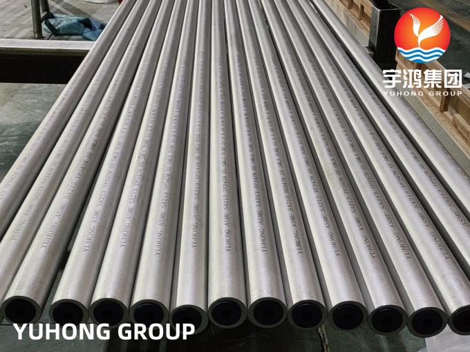 ASTM A213 TP347H seamless stainless steel heat exchanger tube — niobium-stabilized austenitic grade for high-temperature boiler and heat exchanger service