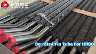 ASTM A213 T91، لوله بدون درز فولاد آلیاژی T22 با لوله پره دندانه دار CS، برنامه HRSG